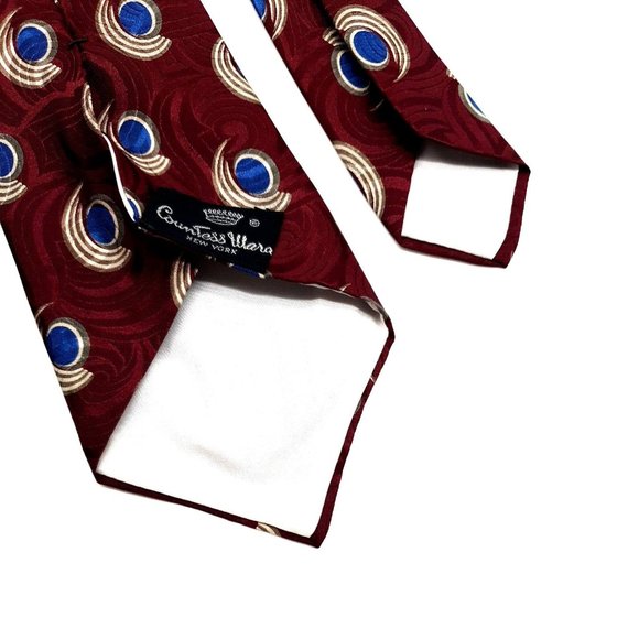 Countess Mara Gus Mayer Mens Tie New York Silk Accessory Business Dad Gift Work - Picture 6 of 7